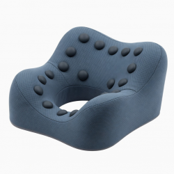 Neck Rest Pillow Ergonomic Neck Relaxation Cushion Pad With Therapeutic Nodes Ventilated Stress Reliever
