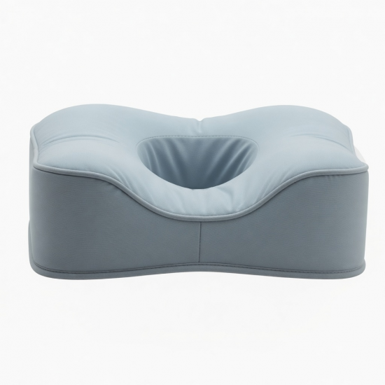 Contoureds Massage Bed Head Support Pillow With Coolings Fabric Ergonomic Face Hole Professional Salon