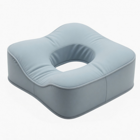 Contoureds Massage Bed Head Support Pillow With Coolings Fabric Ergonomic Face Hole Professional Salon