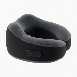 Travel Neck Pillow/Electric Neck Massage Tool with Heating,Memory Foams Pillow for Neck Relief,Neck Support