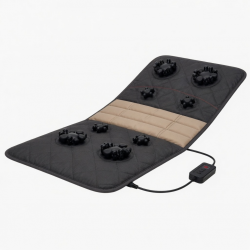Full Body Massage Pad Shiatsu Neck Massage Pillow,Lumbar Support Vibrations Massage Mat with Heat for Neck